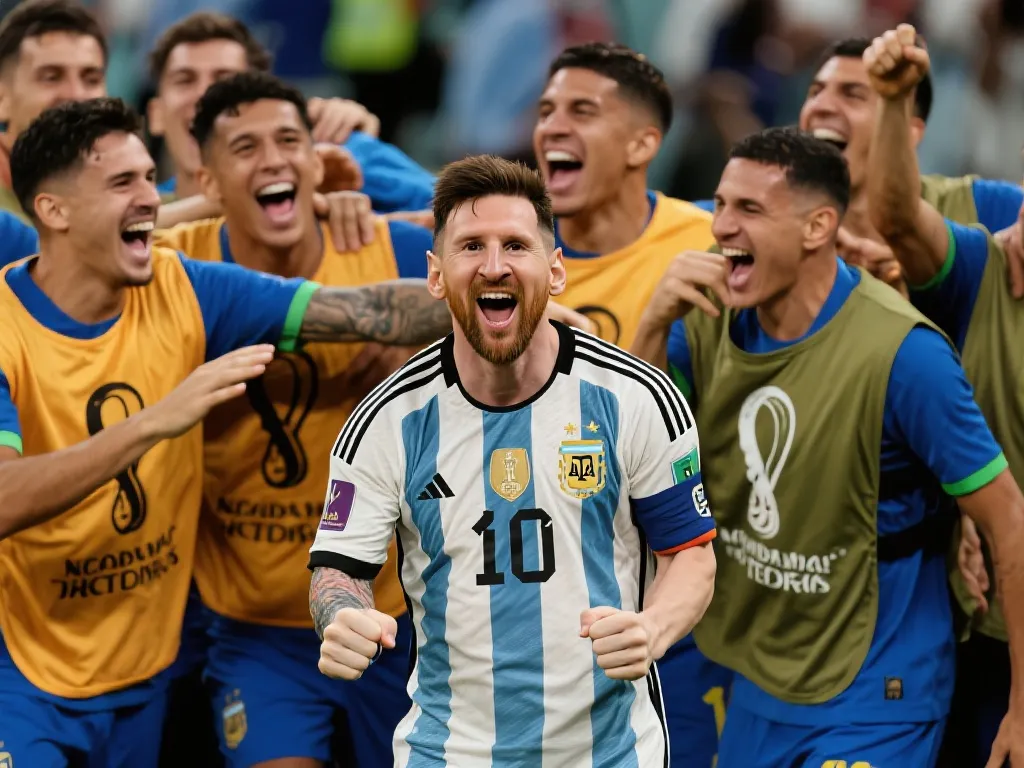 潘帕斯雄鹰的翅膀：梅西，一个时代的重量与世界杯的梦想