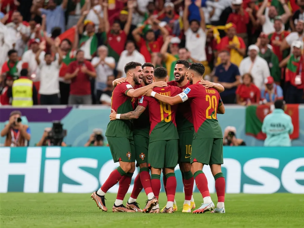 葡萄牙激情狂飙：4:1大胜瑞士，世界杯四强之路燃爆朋友圈
